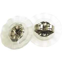 Blomdahl Skin Friendly Earring - Silver/White