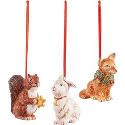 Villeroy & Boch Forest Animals Christmas Tree Ornament 23cm 3pcs