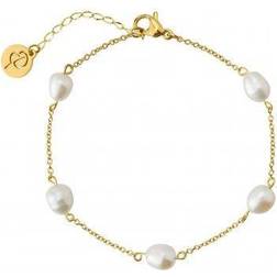 Edblad Perla Bracelet Multi - Gold/Pearls