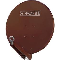 Schwaiger SPI085PR Antenna SAT 85 cm Alluminio Rosso Mattone