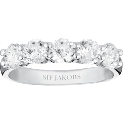 Sif Jakobs Belluno Uno Ring - Silver/Transparent