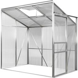 Lean to Greenhouse Polycarbonate 190x122x202cm