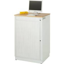 RAU Computer workstation, HxWxD 1100 mm, light