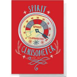 Elf Spirit Clausometer Greetings Card Standard