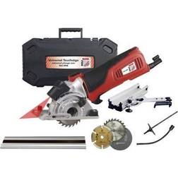 Holzmann Maschinen TAS89M_230V Mini handheld circular saw 89 mm incl. accessories, incl. case 600 W