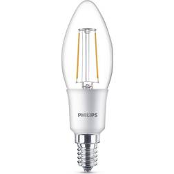 Philips LEDclassic B35 Leuchtmittel E14, 470lm, 5W, klar, ww, Dimmbar