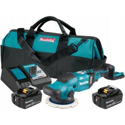 Makita Polisher 18V DPO600RTE 150mm 2x5.0Ah