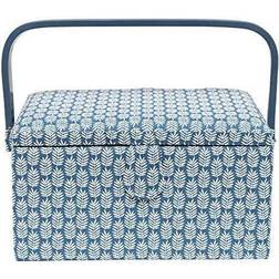 Fern Sewing Box Blue