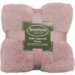 Brentfords Blush Brentfords Teddy Fleece Blankets Pink (160x)