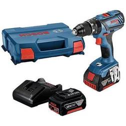 Bosch Professional GSB 18V 28 -Perceuse-visseuse à percussion sans fil 2 batteries, chargeur