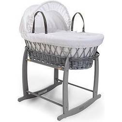 Clair De Lune Waffle White Wicker & Stand Grey