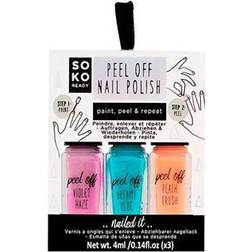 SOKO Peel Off Nagellack - 3 färger