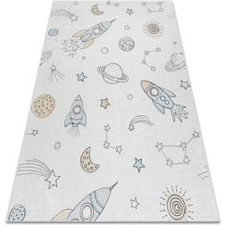 Bambino Washing Carpet Space, Rocket 31.5x59.1"