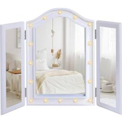 Homcom Makeup Lighted Mirror Large White