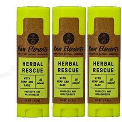 Raw Elements Herbal Rescue Lip Balm 0.15