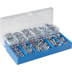 Countersunk Hex Head Screw, Nut & Washer Assortment Case