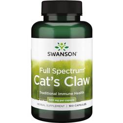 Swanson Cat's Claw 500mg 100 pcs