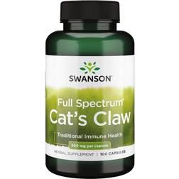 Swanson Katteklo 500 mg Set of 100 Kapsler 100 stk