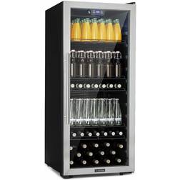 Klarstein 7XL refrigerator 242 litres Silver, Transparent