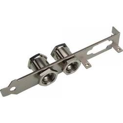 Koolance PCI Slot Bracket 2 G1/4"