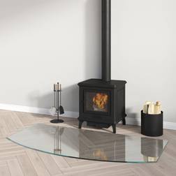 vidaXL Fireplace Glass Plate 120x60 cm