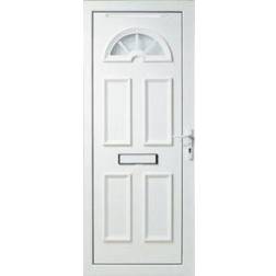 B&Q Sunrise External Door Obscure Glass R, L (84x205.5cm)