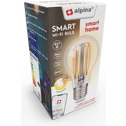 Alpina Smart Wi-Fi bulb, E27 socket, power 7 W, warm white