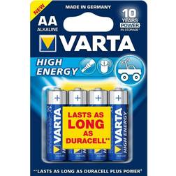 Varta AA High Energy Battery Alkaline (Pack of 4) 4906620414