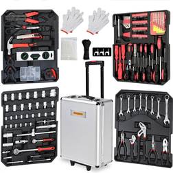 Monzana Toolbox Trolley with Tools 899Pcs