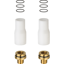 Hansgrohe lækagesikringer 1/2" 2 Krom, Hvid