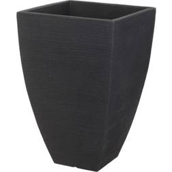 ProGarden Flower Pot Ribbed Quadrilateral Plant Vase