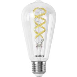 LEDVANCE 4058075777873 LED (RGB)-lamp EEK F (A G) E27 4.8 W = 40 W Varm og kold hvid, RGB (Ø x H) 64 mm x 64 mm 1 stk