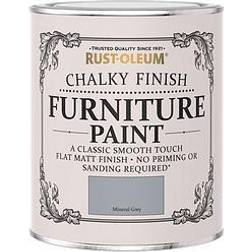 Rust-Oleum Chalky Furniture Mineral Wood Paint Grey 0.75L