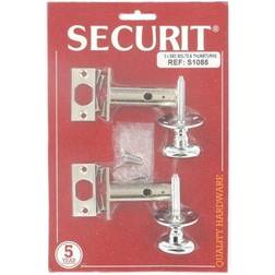 Securit S1085 2 Door Bolts + 2 Thumbturns Chrome Plated Multi