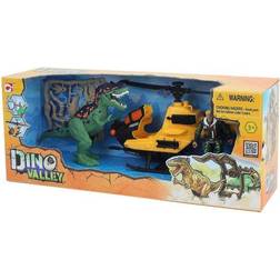 Dino Valley 542028 Catch voertuig met figuur en dino