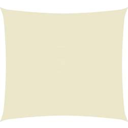 vidaXL Parasole a Vela Oxford Rettangolare 2x3 m Crema