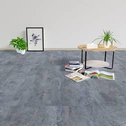 vidaXL Listoni Pavimenti Adesivi 20 pz PVC 1,86 m Marmo Grigio
