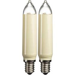 Konstsmide Ampoule De Rechange 2 Pcs E14 9V Blanc Chaud