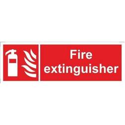 Fire Extinguisher Self Adhesive Vinyl Castle Promotions Sign