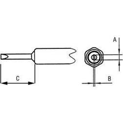 Weller NT H Panne de 0.8 mm Contenu 1 pc