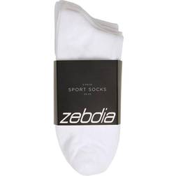 Zebdia Unisex 5-PAK Løbestrømper Hvid 43/46