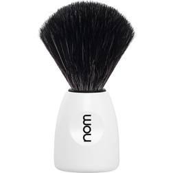 Nom LASSE Shaving Brush Black Fibre White