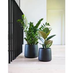 Ivyline Akemi Planter - Ceramic - Carbon Black