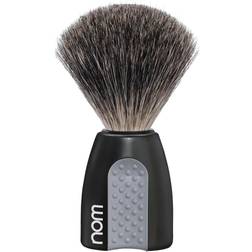 Nom ERIK Shaving Brush Pure Badger Black