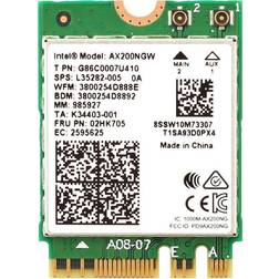 Intel Wi-Fi 6 AX200 Gig Interno WLAN 2400 Mbit S