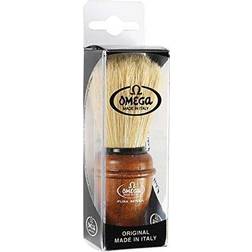 Omega Ash Wood Handle Boar Hair Shaving Brush