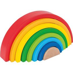 Eichhorn Blocchi da costruzione in legno Rainbow colorato