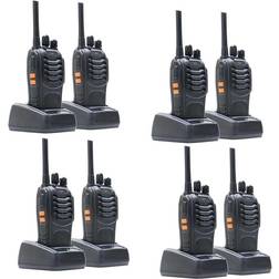 Pni R40 Pro Pmr Walkie Talkie 8 Units Black