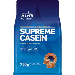 Star Nutrition Supreme Casein, 750g, Variationer Salted Caramel