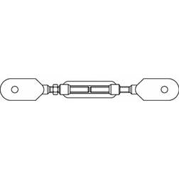 Toolcraft TO-6866091 Trådstrammer M27 Stål